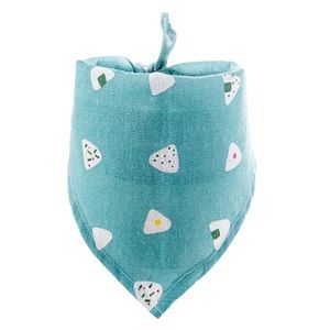 New Teal Mid Century Modern Linen Pet Bandana Cat Dog